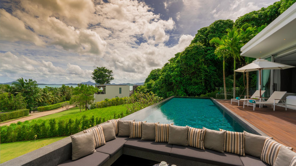 Villa Abiente - Sunken poolside sala